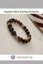 Tiger's Eye Natural Stone Bracelet Certified (Silver Color Round Charm) - 4