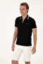 Men's Slim Fit Crew Neck Black T-Shirt 50306872-Vr046 - 3