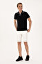 Men's Slim Fit Crew Neck Black T-Shirt 50306872-Vr046 - 4