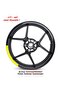 Quarter Rim Outer Covering Motorcycle Rim Sticker Set of 4 Sticker Model