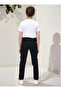 Children's Canvas Cotton School Pants with Elastic Waist - 6