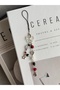 Burgundy Star Charm, Phone Lanyard, Bag Ornament - 2