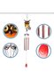Owl Motif Glass Body Metal Bell Wind Chime Earthquake Alarm Special Feng Shui Positive Energy Bell - 4