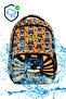 Batman Printed Set of 3 Primary School Bag Thermal Bag Set with Nutrition and Pen Holder - 3
