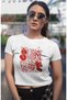 Sweet Summer Time Written Crop Top, Women's Strawberry Watermelon Ribbon Themed Crop Blouse