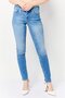 Women Skinny Fit Washed Stretchable Denim Jeans, Blue