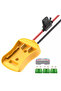 محول عجلات الطاقة لمحول بطارية Dewalt 20 فولت مع مفتاح الصمامات ومحطات الأسلاك 12AWG سلك ...
