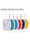 Green 5m 18 AWG 18 AWG Stranded Electrical Wire 18 Gauge Tinned Copper Wires Flexible Silicone Elect