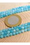 Amazonite Stone Faceted Cut 4mm Necklace (45228) - 4