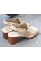 25322552Y Women's Genuine Leather Summer Heeled Shoes - 8