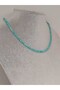 Amazonite Stone Faceted Cut 4mm Necklace (45228)