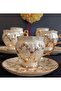 Pervi̇ Porcelain Hand Painted Coffee Cup Set - 2