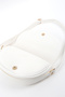 White Shk92 Lock Detailed Faux Leather Single Compartment Snap Fastener Hand, Arm and Shoulder Bag - 7