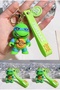 Ninja Turtles Keychain Cute Figured Silicone Bag Ornament Colorful Accessory Gift Character