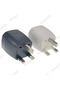WHITE 2PCS Pack of 2 England UK Travel Adapter England Germany Plug, EU to UK Travel Plug Type G