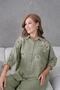 Oversize Linen Set with Embroidered Stones - 5