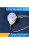 Time Delay Motion Sensor Switch for Led Light Bulb Downlight Fan Lamp AC 85-265V PIR Infrared Mov...