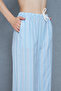 Women's Brode Detailed Striped Poplin Trousers 700-3757 - 7