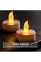 YU WELL Bright Flameless LED Tea Light Candles Battery Operated LED Candles 24pcs Warm White - 7