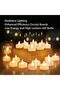 YU WELL Bright Flameless LED Tea Light Candles Battery Operated LED Candles 24pcs Warm White - 4
