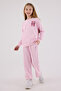 Licensed Girls' Top and Bottom 2 Piece Tracksuit Set