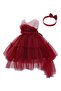D' Daniela - Antonia Collection Burgundy with short tail - 2