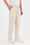 Men's Pleated Baggy Old Money Fabric Trousers - 5