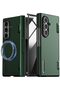 Terra Guard Modern Halo 360 for Galaxy Z Fold 7 case [MagSafe compatible] Metallic Green