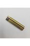 Slim Gas Lighter, Adjustable Flame, Refillable, Windproof, Gold, 8 cm, - 3