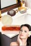 3 Pack Facial Cleansing Blemish Acne Dead Skin Peeling Rushur Stone Massage Effective Goat Milk Strawberry Soap - 2