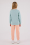 Licensed Girls' Top and Bottom 2 Piece Tracksuit Set - 5