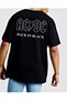 Acdc Printed Oversize Unisex Women/Men Unisex Crew Neck T-Shirt