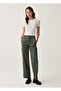 Cargo Trousers In Satin