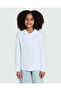 Girls’ Long Sleeve Polo In White – Classic