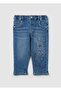 Five-Pocket Jeans With Mickey Mouse Print