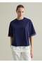 Oversized T-Shirt With Contrasting Detail - 2