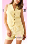 Women's Lined Linen Flam Vest - 2