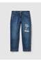 Jeans With Five Pockets And ''Sk8 & Spray” Print