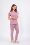 Top Size Lycra Polo Collar Bat Sleeve Nurse and Doctor Uniform Set Scrubs Hospital Uniform