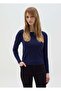 Top With Round Neck And Long Sleeves - 2
