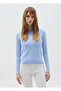 Top With Round Neck And Long Sleeves - 2