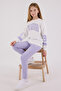Licensed Girls' Top and Bottom 2 Piece Tracksuit Set - 3