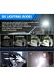 Rechargeable Tactical LED Flashlight, 300000 Lumens High Brightness, Waterproof 6 Modes Zoomable Eme - 4