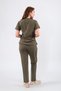 Top Size Lycra U Neck Bat Sleeve Nurse and Doctor Uniform Set Scrubs Hospital Uniform - 3