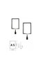 Latched Label Holder Black Yellow A4 A5 A6 - 2