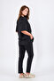 Top Size Lycra V-Neck Bat Sleeve Nurse and Doctor Uniform Set Scrubs Hospital Uniform - 3