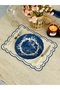 2-Piece White Embroidered American Service