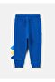 Joggers With Dinosaurs Print And Application - 2