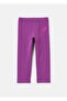 Three-Quarter Leggings With Glitter