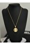 Stone B Letter Necklace - 3